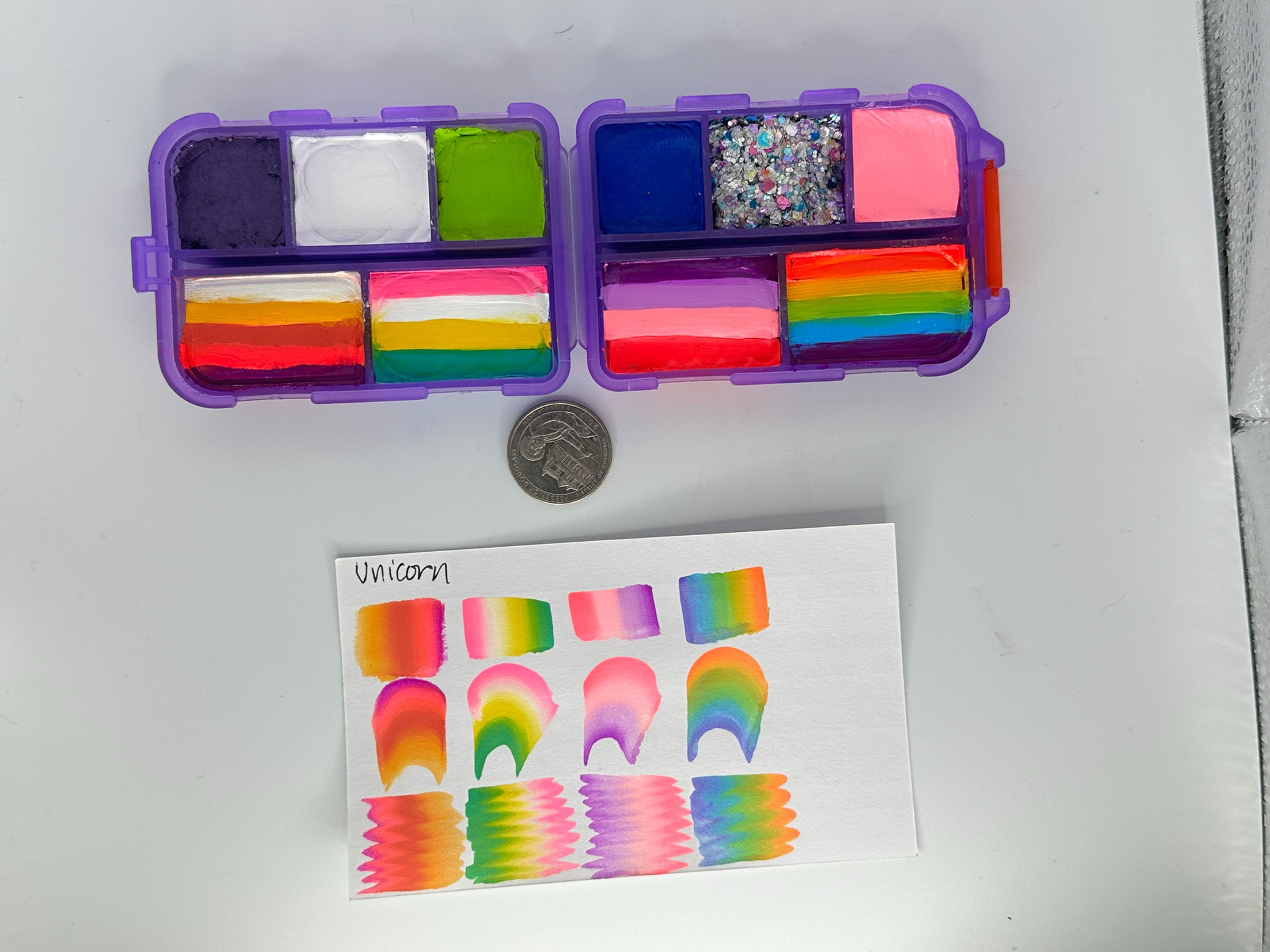 Unicorn MetaMORPHus Mini Face Paint Palette