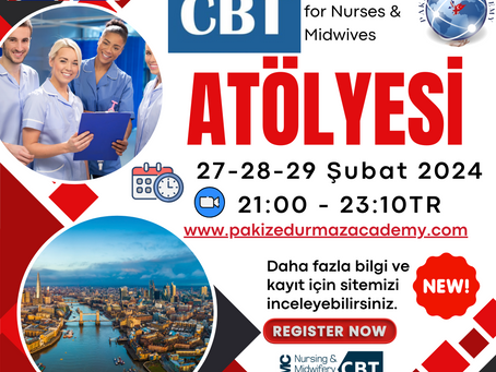 ⏰27-28-29 Şubat 2024 yeni CBT Atölyesi kayıtlarımız başlamıştır.