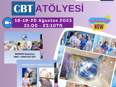 Yoğun istek üzerine Ağustos CBT Atölyesi kayıtları da açılmıştır. Görüşmek üzere...