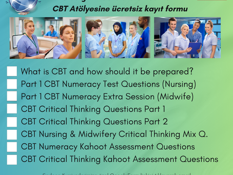 CBT Atölyesi Free tekrar katılım için kayıt imkanı kursiyerlerimize özel...