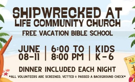 VBS June 8-11 from 6-8