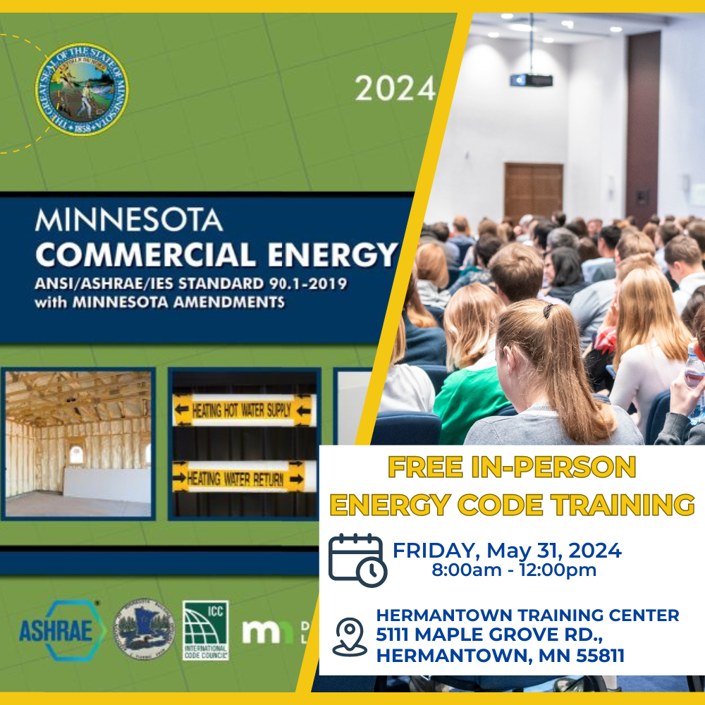 Fee Code Training Free In-Person Energy Code Training | MNECSP