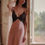 Thumbnail: mini dress satin backless with lace