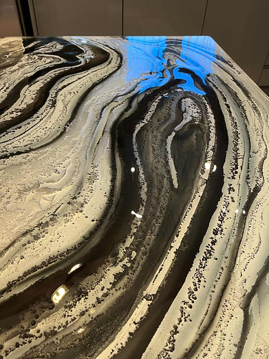 Altalune: Fused Glass Worktop by Fused Glass Design | fusedglass.co.uk