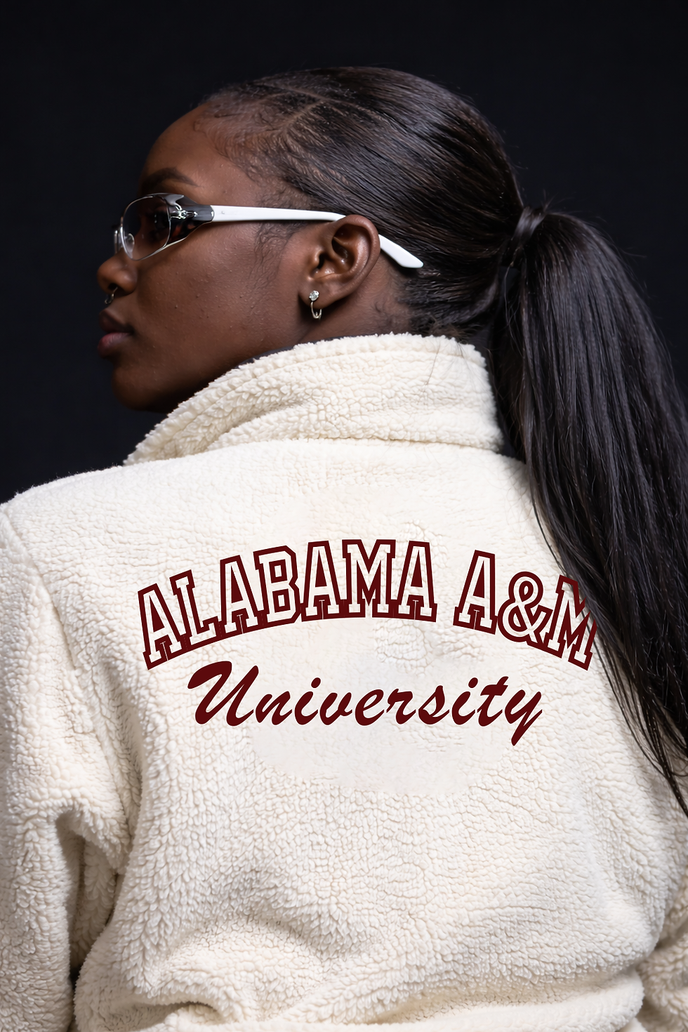Thumbnail: Alabama A&M Reversible Heritage Puffer Coat