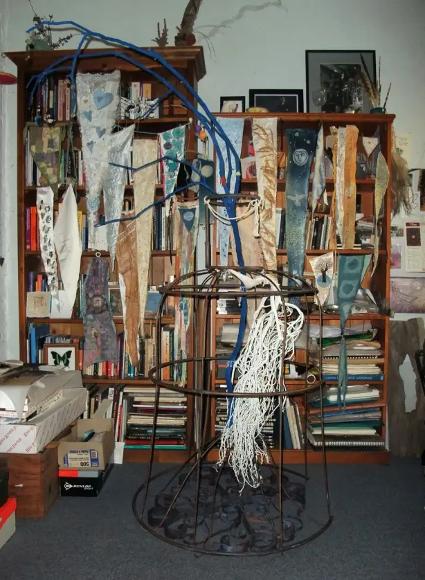 Photo of the tree sculpture before installation