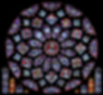 photo of Chartres Cathedral's rose window