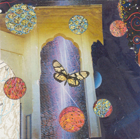 doorway with butterfly and planets