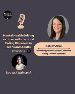 Ep 40 : Driving the conversation around eating disorders in teens and adults: Ashley Ariail