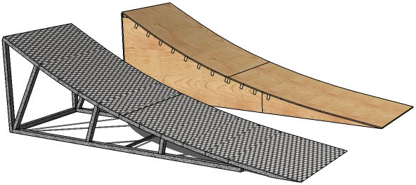 4'3'' Mini Kicker Moto Ramp Plans | Destruction Ramps