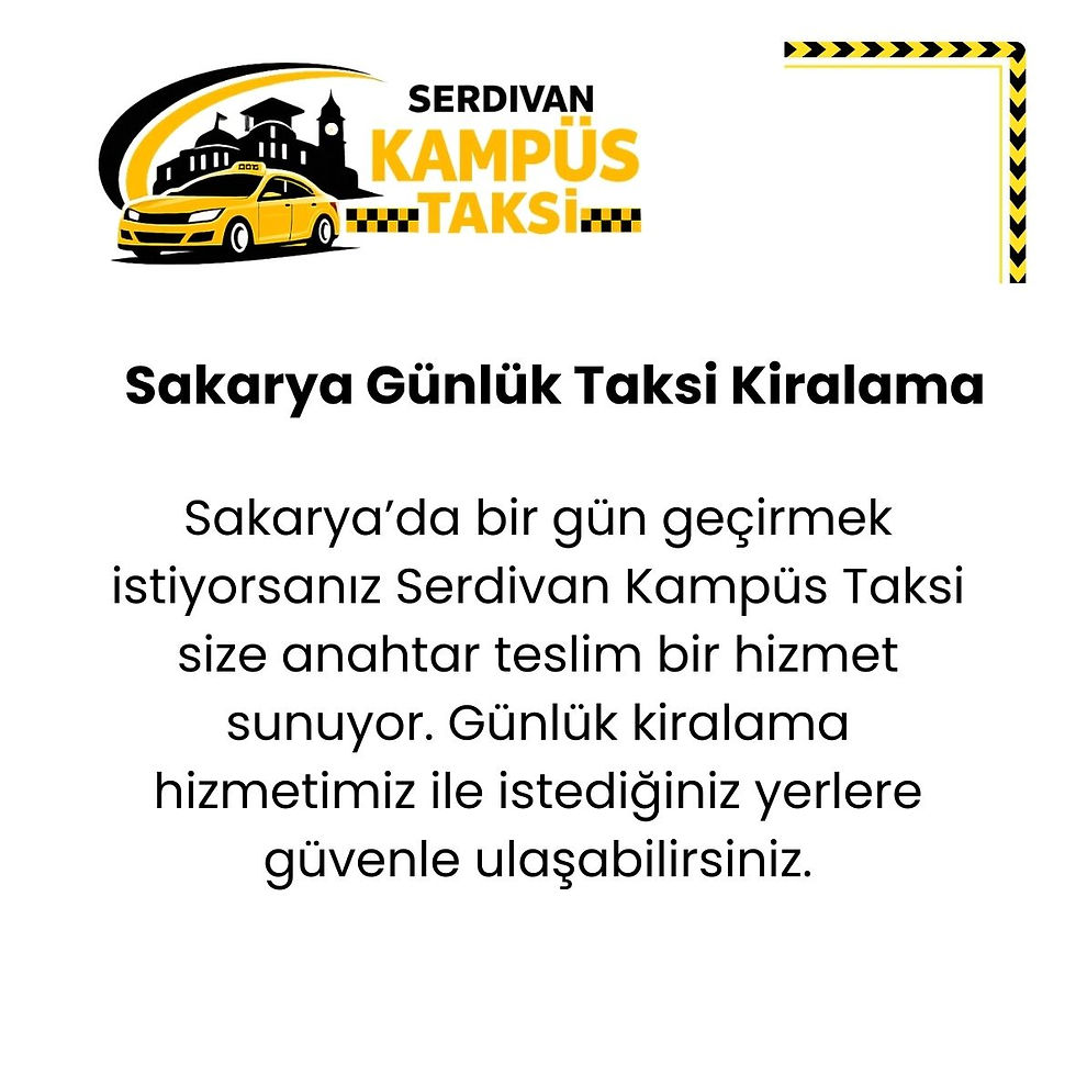 Günlük Taksi Kiralama