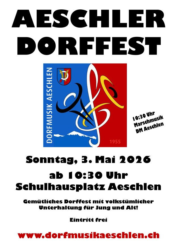 Aeschler Dorffest, 03.05.2026
