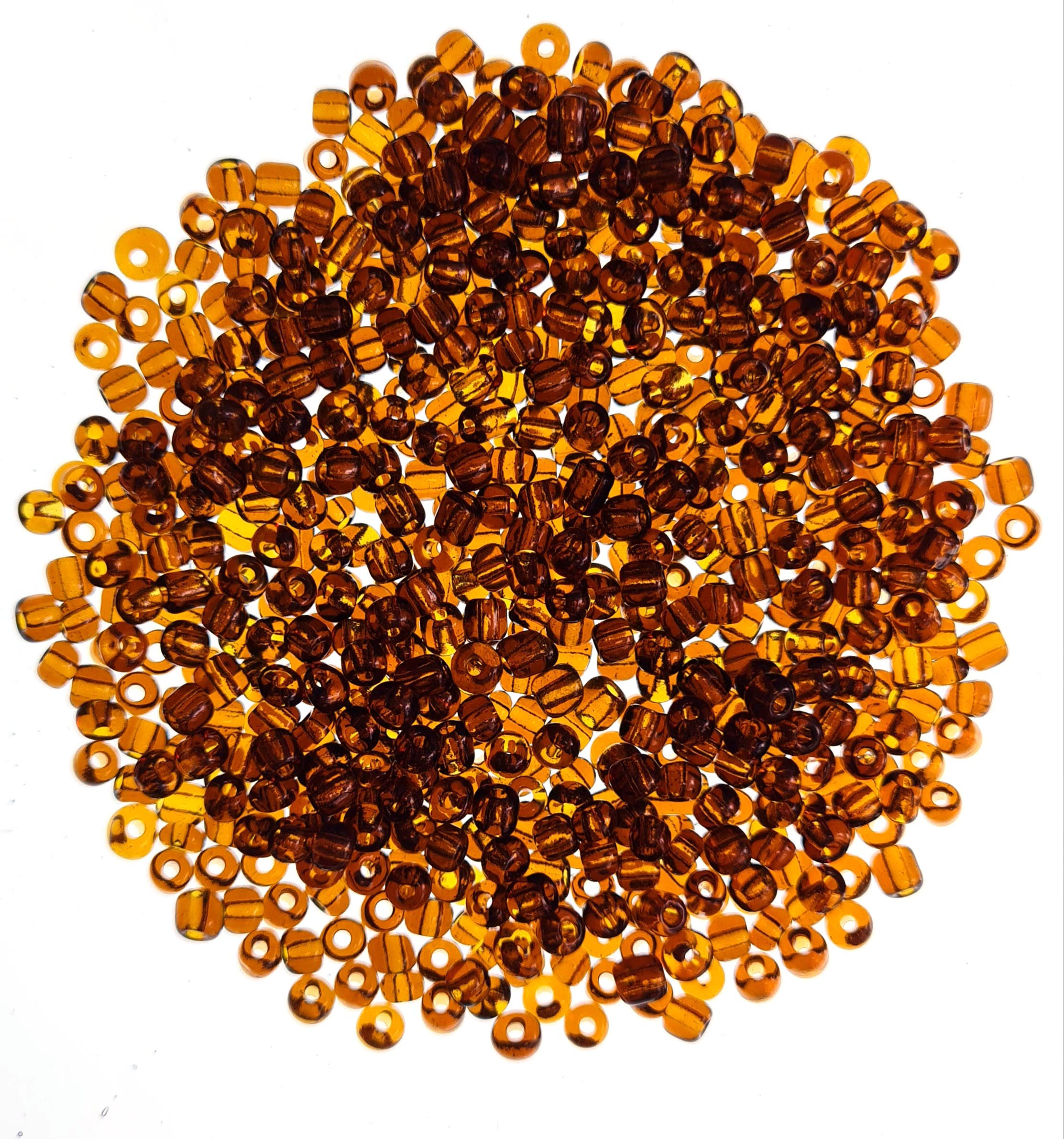 Glass Beads 3mm - Amber