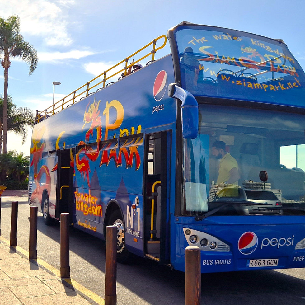 Free bus to Siam Park