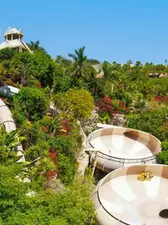 The Giant water slide in Siam Park Tenerife