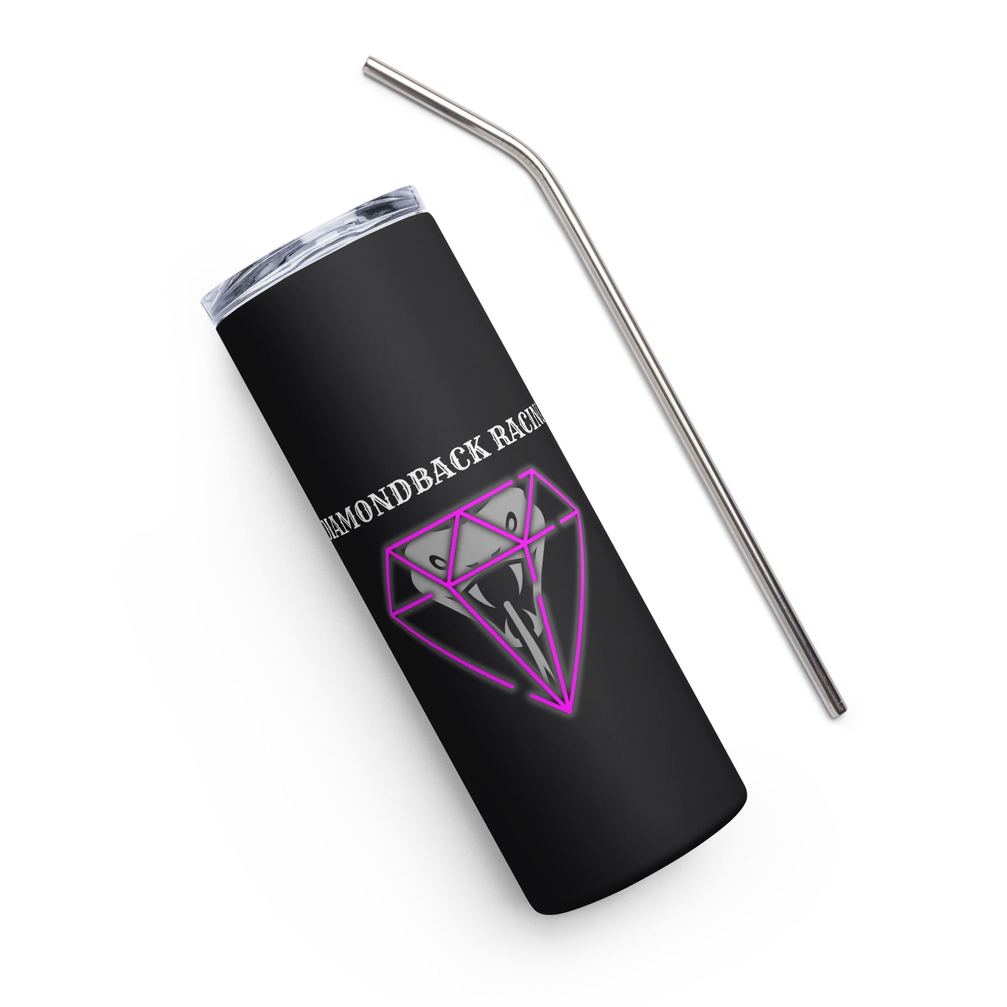 Pink Diamondback Racing Stainless steel tumbler