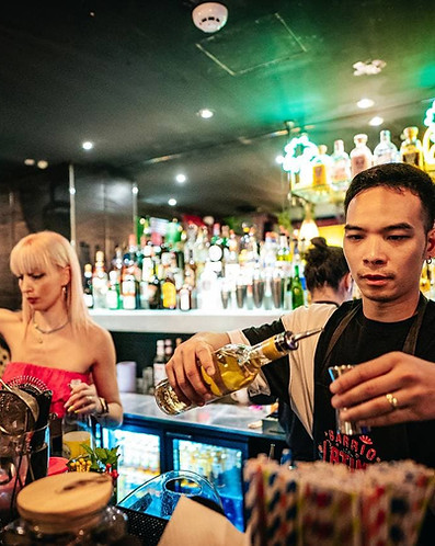 Bartender at barrio latino malta