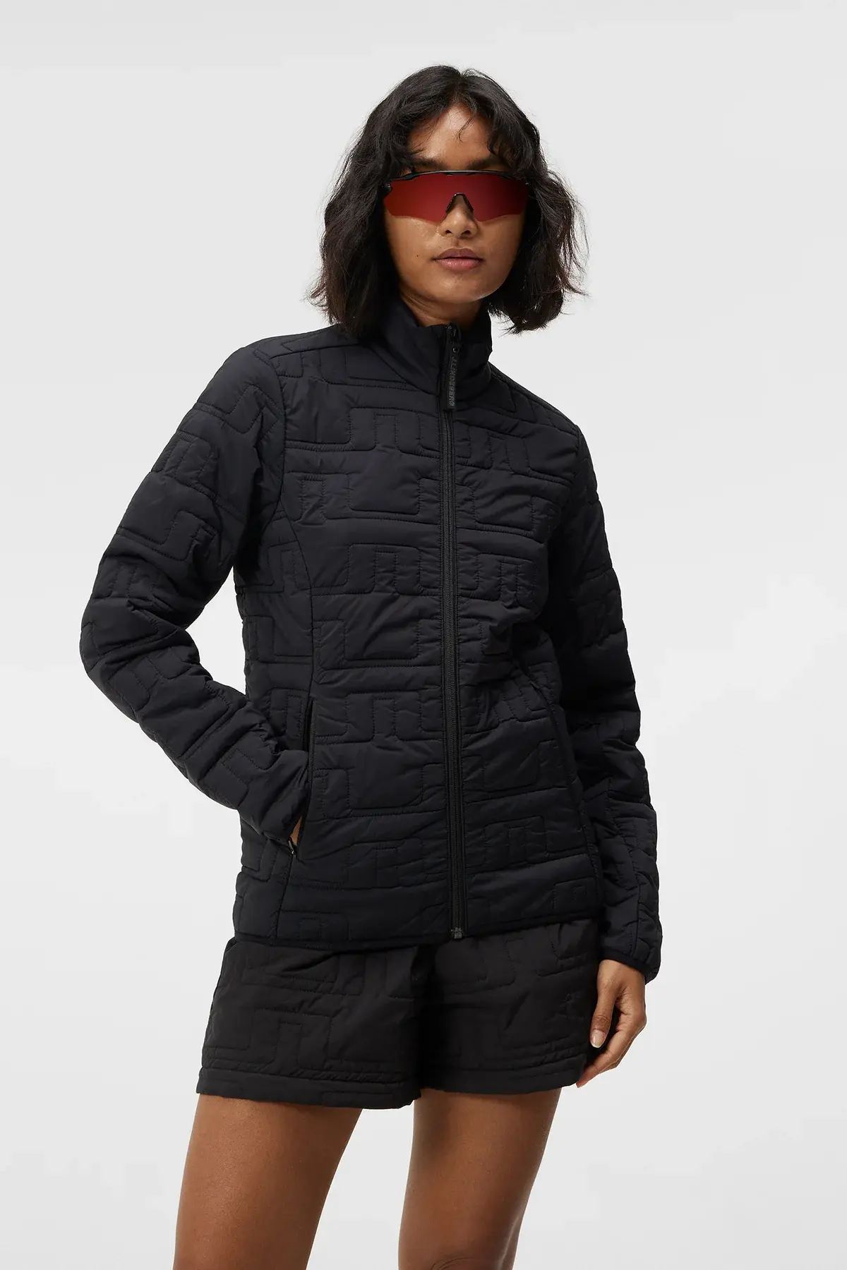 J.LINDEBERG MARBLE QUILTED JACKET