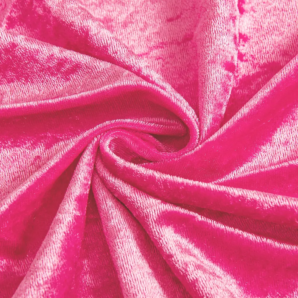 Thumbnail: #4234 - 90" x 132" Velvet Tablecloth - Fuchsia