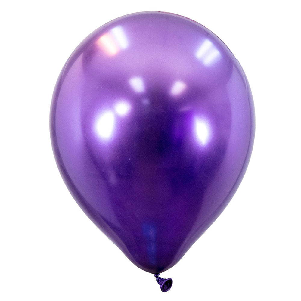 #4326 - 12" Chrome Balloons - Purple