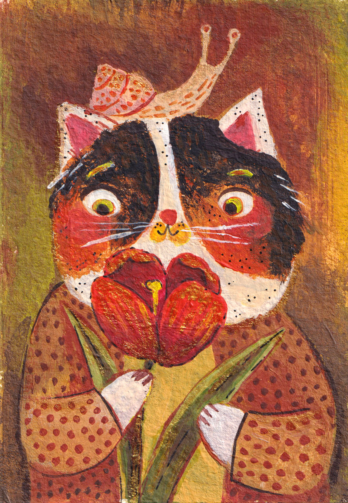 Tulip and Snail - Mini Original