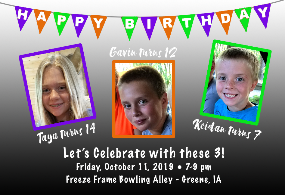 Jacobs birthday invite