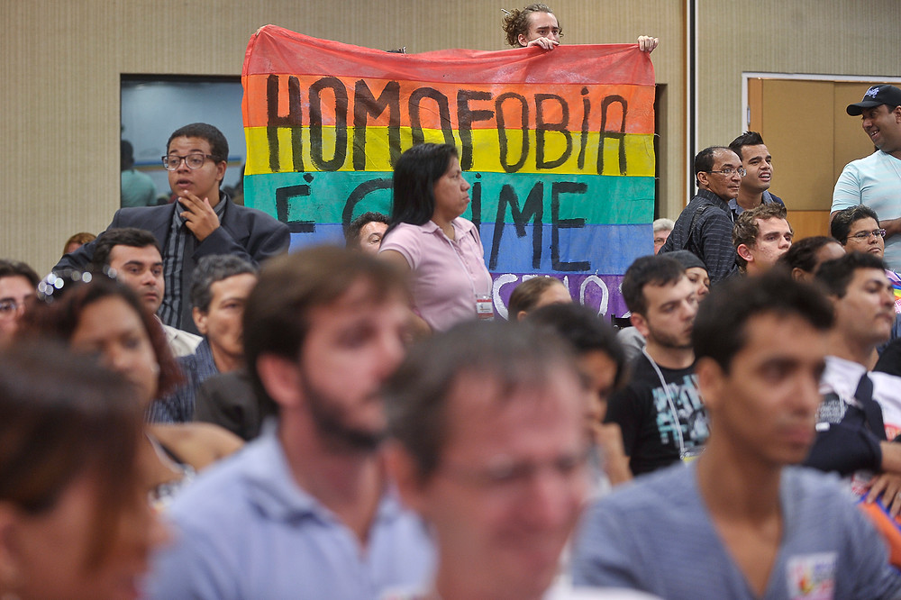 Protesto contra a homofobia