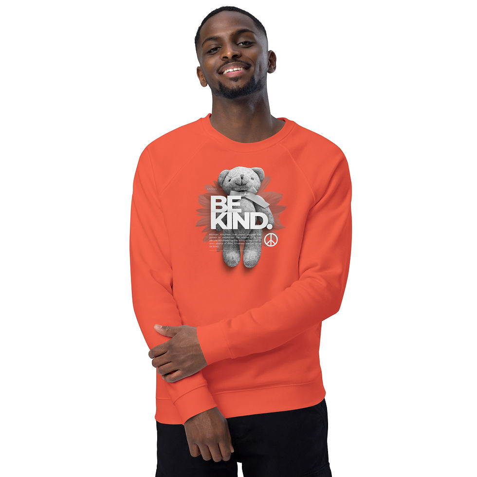Thumbnail: Unisex organic raglan sweatshirt