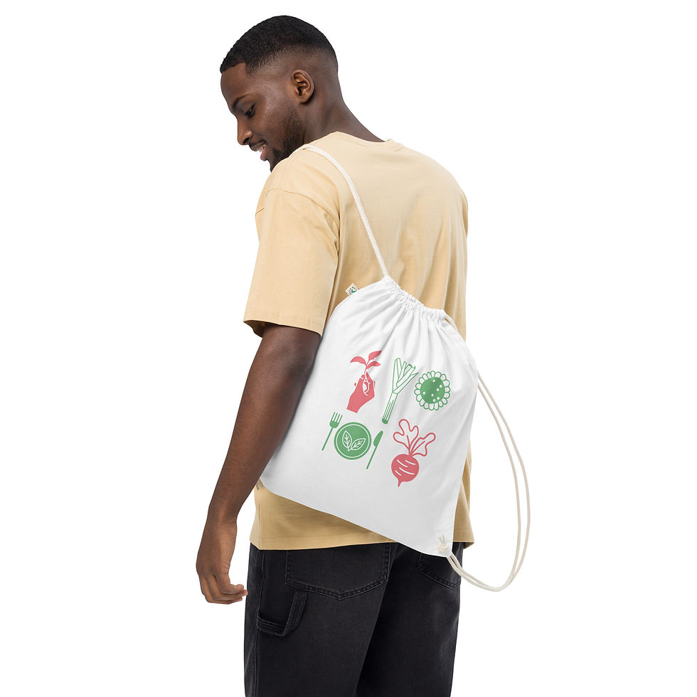 Thumbnail: Organic cotton drawstring bag