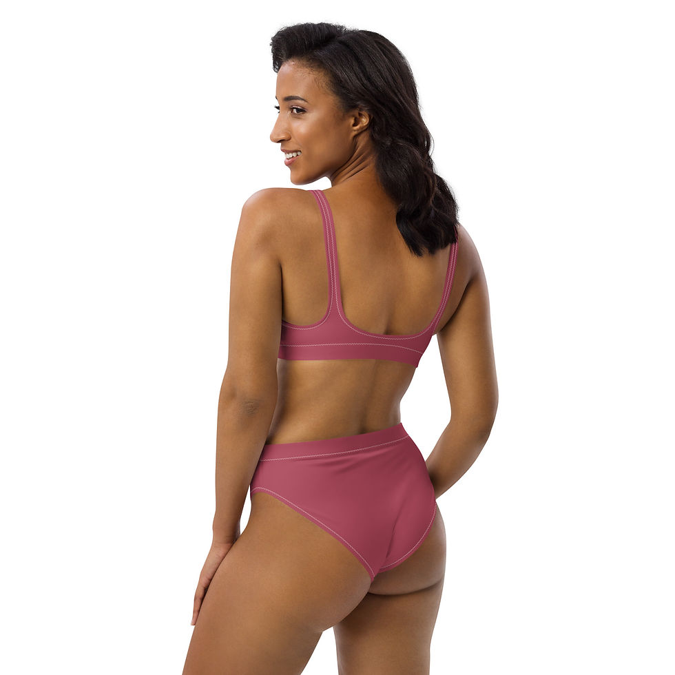 Thumbnail: Recycled high-waisted bikini