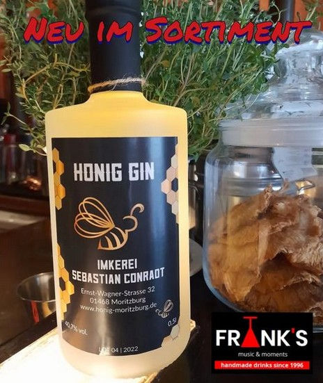 Honig Gin in Frank's Bar!