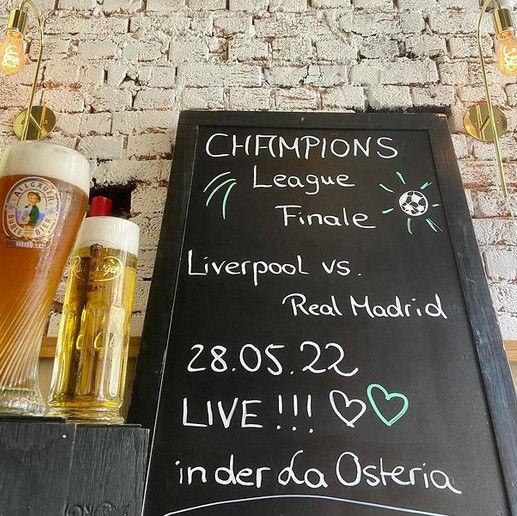28. Mai - Champions League Finale in der La Osteria Dresden!
