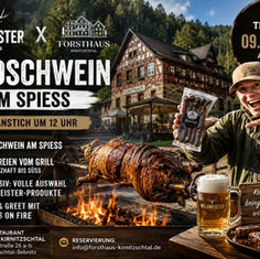 Wildschwein festival im Forsthaus im Kirnitzschtal