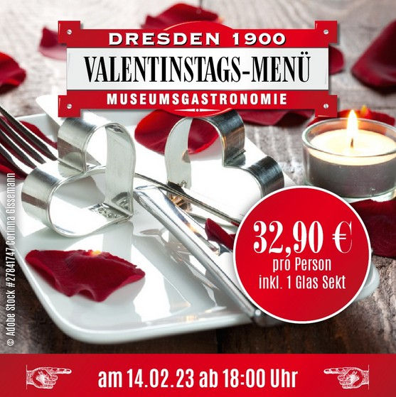 Dresden 1900 - Nicht vergessen, am 14. Februar ist Valentinstag!