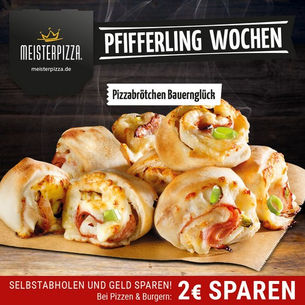 Leckere Pizzabrötchen Bauernglück in der Meisterpizza Dresden!