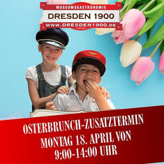 Osterbrunch im Dresden 1900!