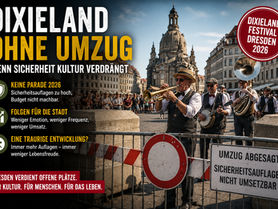 Dixieland ohne Umzug: Wenn Sicherheitsauflagen beginnen, Kultur zu verdrängen