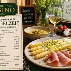 Frische Spargelzeit im Neugrunaer Casino