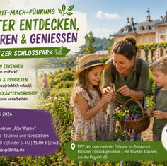 Kräuter entdecken im Schlosspark