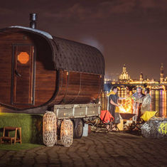 Die Hafenmeister - Fasssauna am Neustädter Hafen jetzt nochmal genießen!