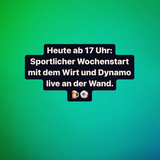 30.01.2023 - Sportlicher Wochenstart in der Bar HOLDA!