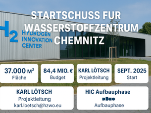 Startschuss für das Wasserstoffzentrum in Chemnitz