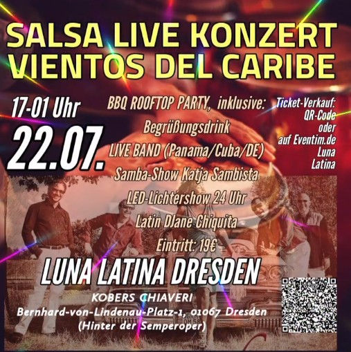 Salsa Live Konzert im Kobers Chiaveri!