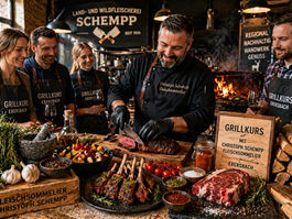 Grillkurs im rustikalen Smokehouse
