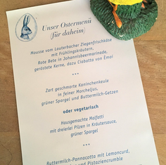 Cafe Raskolnikoff - Unser Ostermenü für daheim