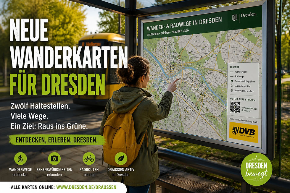 Neue Wanderkarten für Dresden entdecke
