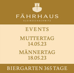 Fährhaus Kleinzschachwitz lädt mit frischen Erdbeeren und Prosecco zum Muttertag!