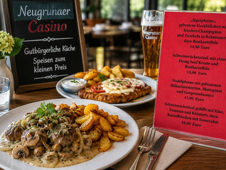 Neue Sonderkarte - Warum bei uns ein Restaurantbesuch bezahlbar bleiben soll