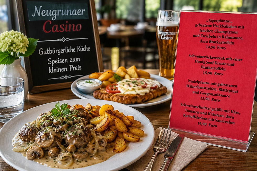 Neue Sonderkarte - Warum bei uns ein Restaurantbesuch bezahlbar bleiben soll