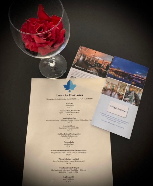 Neue Lunchkarte in Deinem Elbegarten!